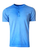 Georg Roth Los Angeles - LUXE HENLEY SHORT SLEEVE GARMENT DYED