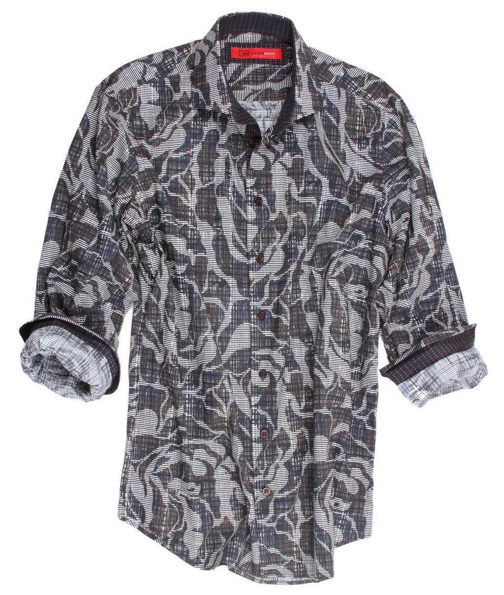 Georg Roth Los Angeles - 21004 Long Sleeves Button Up Shirt