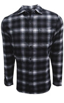 Super soft and cozy flannel plaid works perfect in any wardrobe as an over shirt or on its own. Easy casual with your favorite denims and over a grey, black or white Tee makes an effortless fashion statement.
100% Cotton
1 Breast pocket
Black buttons
Machine wash cold hang to dry or dry clean 