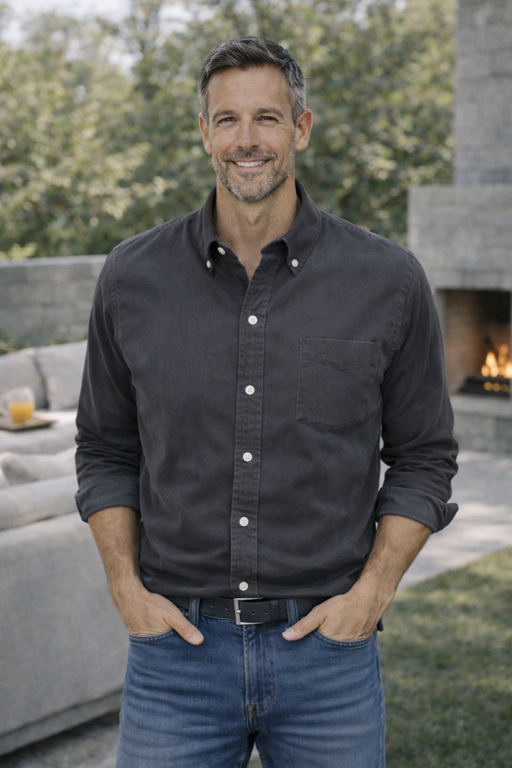 Georg Roth Los Angeles 29005 long sleeve button up Men's Shirt