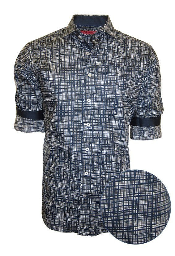 Navy &amp; white , always a classic! A print to go casual and sporty or dress it up with a jacket. So soft and comfortable is our 100 PIMA COTTON.