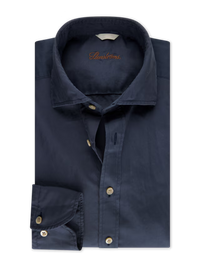 Stenstroms - Twill Button Down - Navy