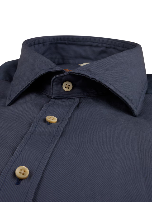 Stenstroms - Twill Button Down - Navy