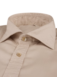 Stenstroms - Twill Button Down - Beige
