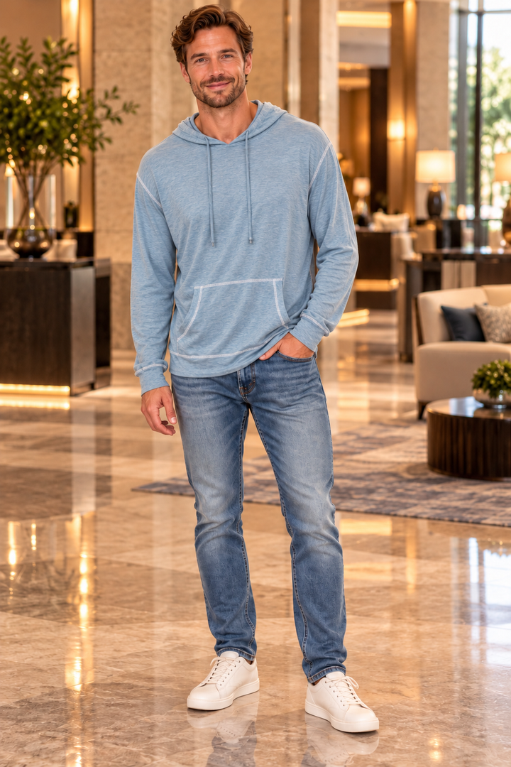 Autumn Cashmere Hoodie Blue