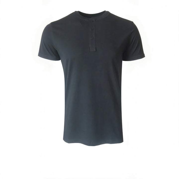 Georg Roth Los Angeles - LUXE HENLEY SHORT SLEEVE GARMENT DYED