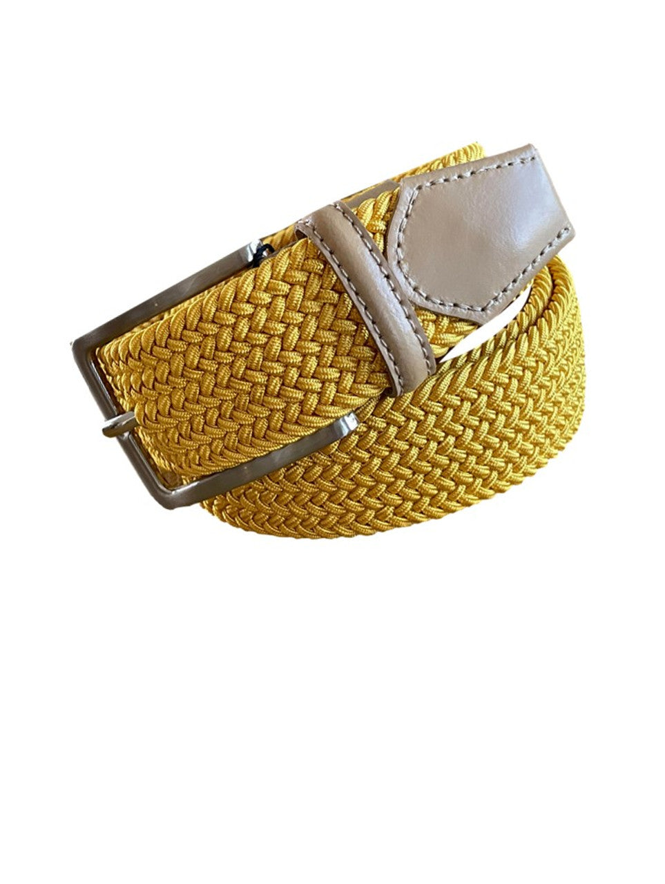 Georg Roth Los Angeles Mens Yellow Stretch Belt Golf Belt Bonn-2088