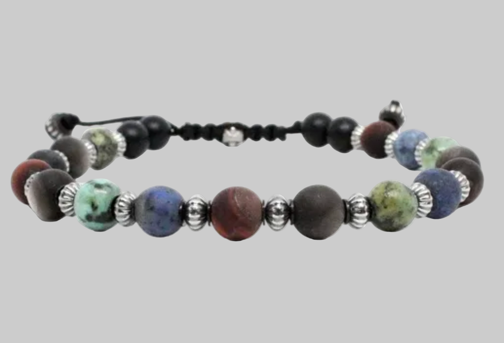 Gemstone and Sterling Sequence - Mixed Gemstone