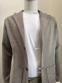 SAND - Merino Wool Knitted Jacket - 243