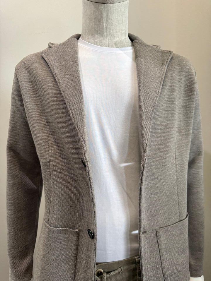 SAND - Merino Wool Knitted Jacket - 243