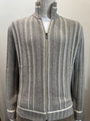 Codice - Cashmere Blend Knit Zip Up - Grey 97