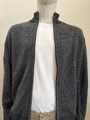 Codice - Velvet Wool Zip Up SW2459 - Black/Charcoal 97