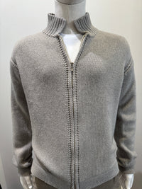 Codice - Cashmere Blend Knit Zip Up AW2449 - Grey 10