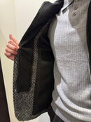 Fradi - 7141 Chevron Jacket - Black/White