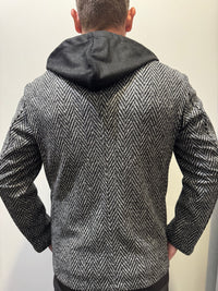 Fradi - 7141 Chevron Jacket - Black/White