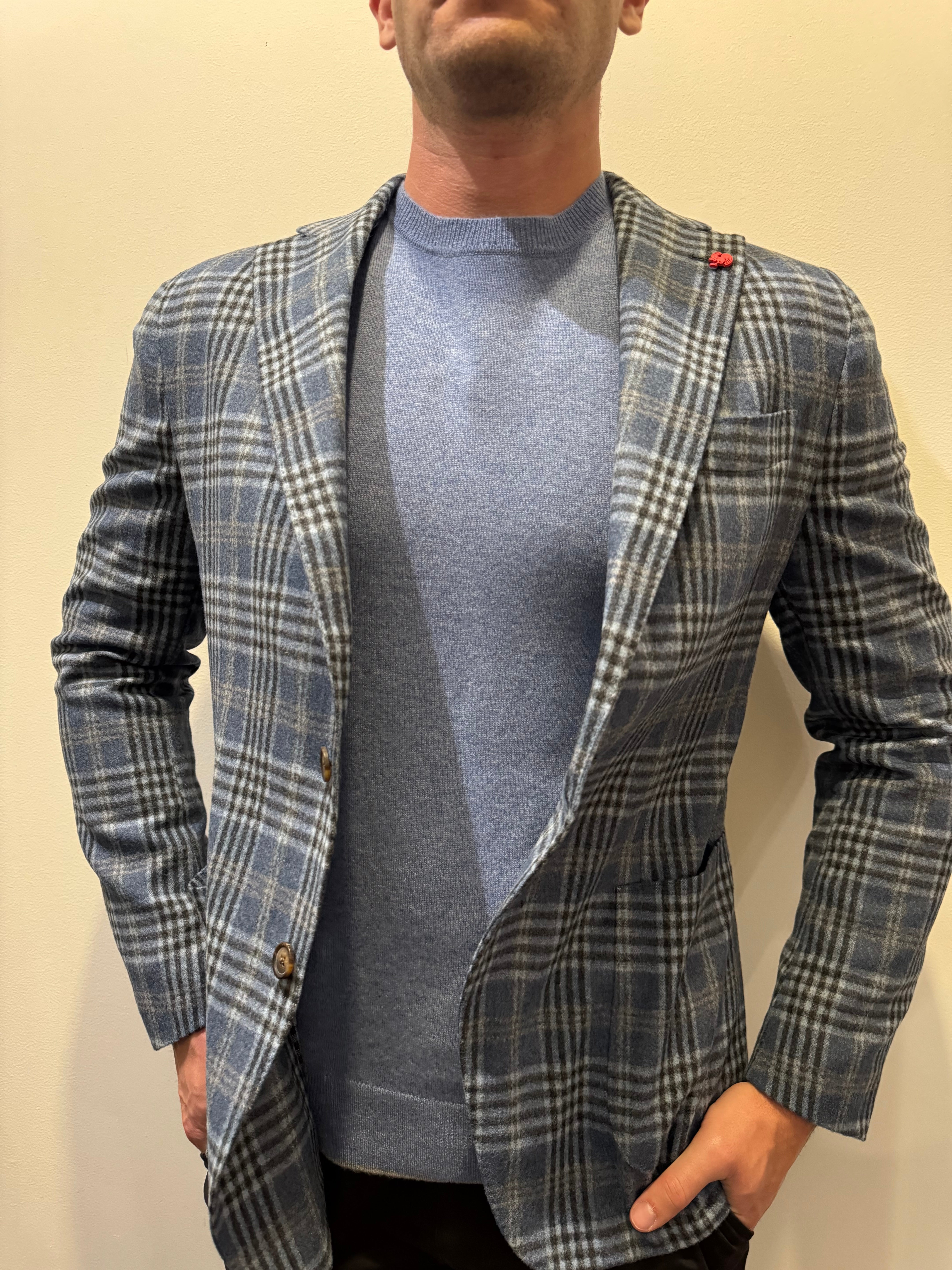 Jerry Key - Wool Jacket - 62 Blue Check
