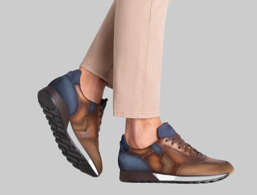 Magnanni - Aero - Navy/Brown