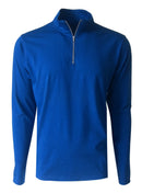 Georg Roth Los Angeles - Luxury Long Sleeves Quarter Zip Pima PLSQZ-5120	SAPPHIRE