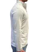 Georg Roth Los Angeles - Luxury Long Sleeves Quarter Zip Pima PLSQZ-7120 Cement