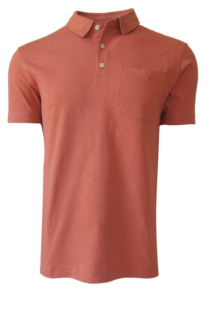 GEORG ROTH LOS ANGELES - RELAXED COTTON POLO POSB-80167-COPPER