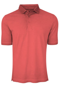 So super soft and feel good is our Limited Edition Garment Dyed Polo.

A warm shade of red is vivid and rich, looks fabulous with denim, khakis or whites. Special treatment and chemical free. Hand or machine was cold, lay flat to dry and go!
Slightly tapered. For a comfort fit we recommend sizing up.
100% PIMA COTTON