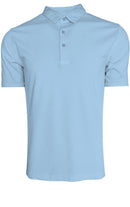 GEORG ROTH LOS ANGELES - Luxury Short Sleeves Pima Cotton Mens Polo Shirt POSS-5403B-Sky Blue