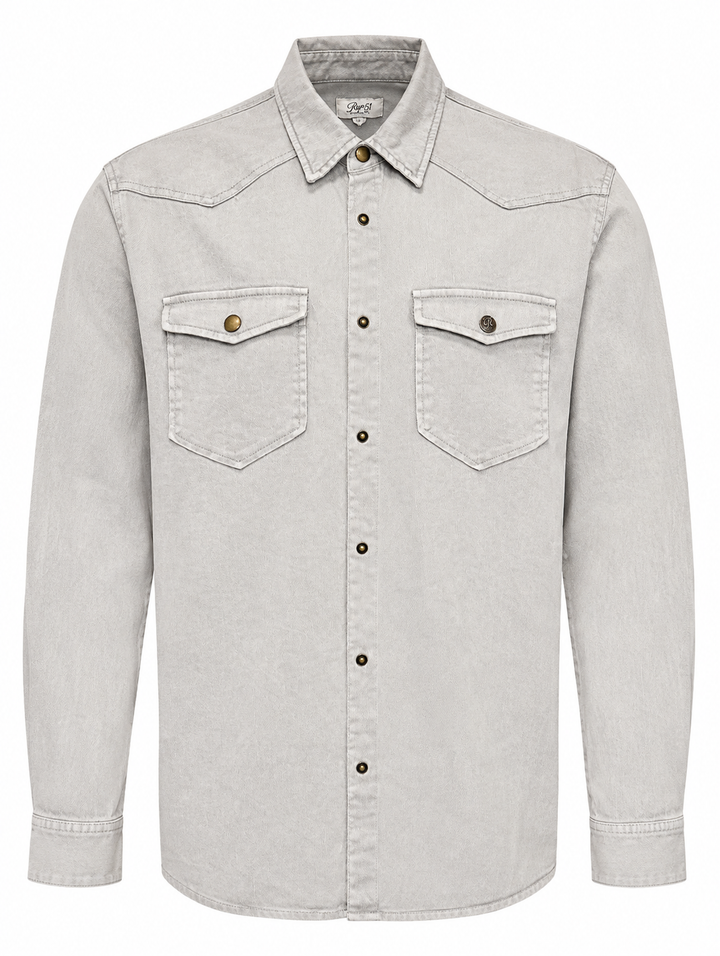 Rye 51 The Chet - Linen Blend Western Shirt Jacket