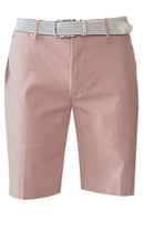 MENS-CHINO-SHORTS W/STRETCH-Oxford-Salmon-SH-3417-Inseam 11"