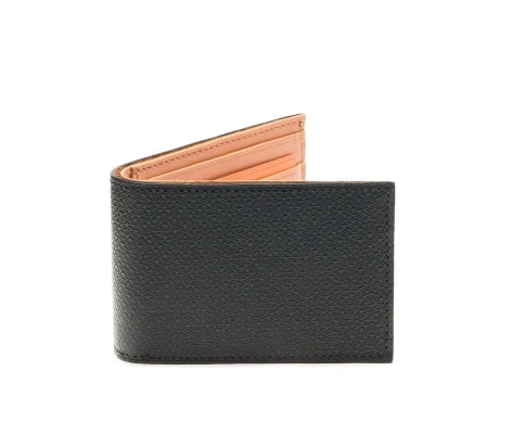 Magnanni - Slim Fold Wallet - Black Pebble