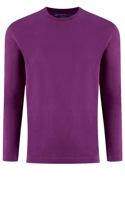 Georg Roth Los Angeles - Luxury Crew-Neck Long Sleeves Pima Cotton Mens T-shirt TCLS-30132 Berrie