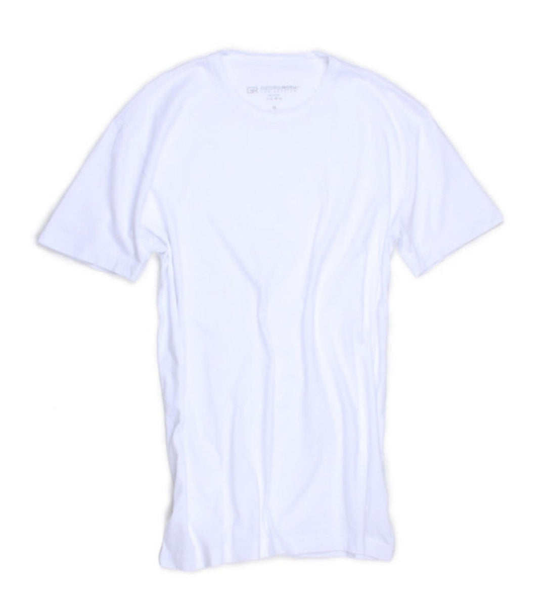 Luxury Crew-Neck Short Sleeves Pima Cotton Mens T-shirt White
Georg Roth is proud to feature his love of T-shirts.
The World’s Greatest
T-Shirt
Made of natural materials
Our guarantee:
100% Supercombined Pima Cotton / Organic
Wash UP TO 60 DEGREES Celcius
Maximum maturity of elasticity &amp; shape
Ecological dyes of supreme quality &amp; free of chemicals
White Crew-Neck T-Shirt
Made in Peru