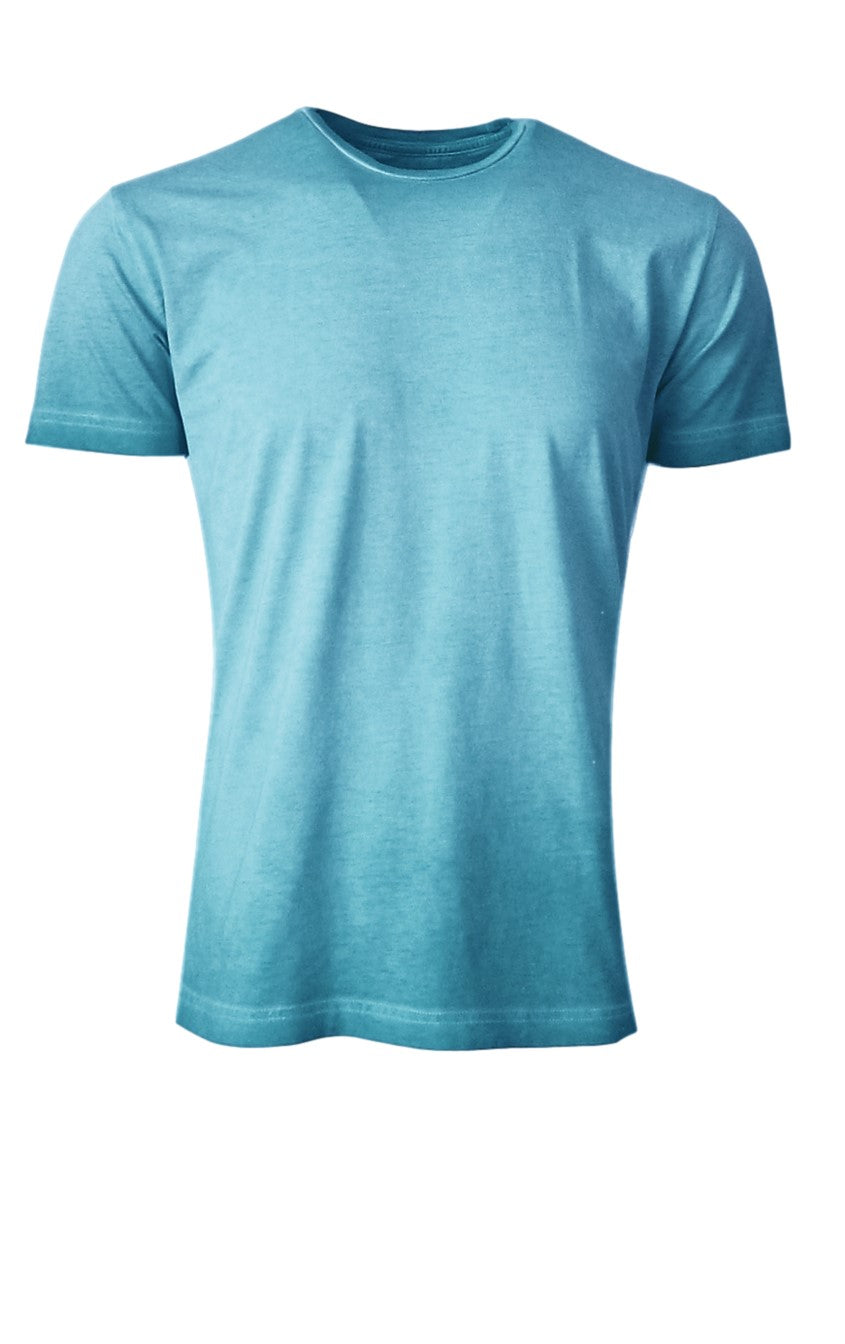 Luxury Crew Neck Short Sleeves Pima Cotton Mens Mint TCSS-5152