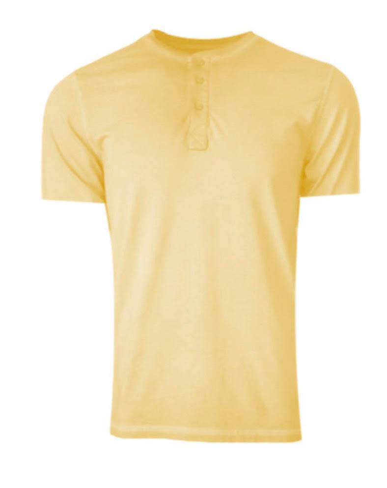 Georg Roth Los Angeles - LUXE HENLEY SHORT SLEEVE GARMENT DYED