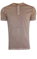Georg Roth Los Angeles - LUXE HENLEY SHORT SLEEVE GARMENT DYED