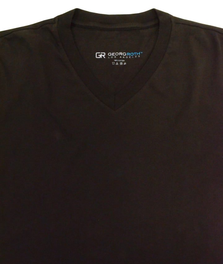 Luxury V-Neck Long Sleeves Pima Cotton Mens T-Shirt Chocolate
Chocolate V-Neck-Long Sleeves
Georg Roth is proud to feature his love of t-shirts.
The World’s Greatest
T-Shirt
Made of natural materials
Our guarantee:
100% Supercombined Pima Cotton / Organic
Wash UP TO 60 DEGREES Celcius
Maximum maturity of elasticity &amp; shape
Ecological dyes of supreme quality &amp; free of chemicals
V-Neck Chocolate T-Shirt Long Sleeves