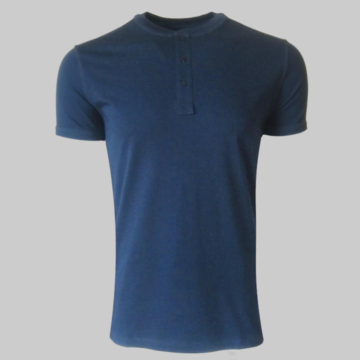 Georg Roth Los Angeles - LUXE HENLEY SHORT SLEEVE GARMENT DYED